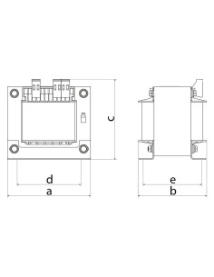 Einphasen-Transformator /  Steuertransformator 380/400/420V | 230V | 50VA 2